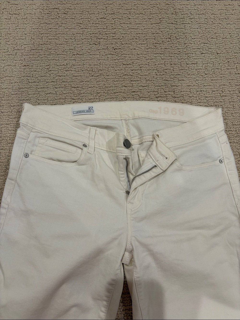 GAP legging jeans Cream Women's Jeans